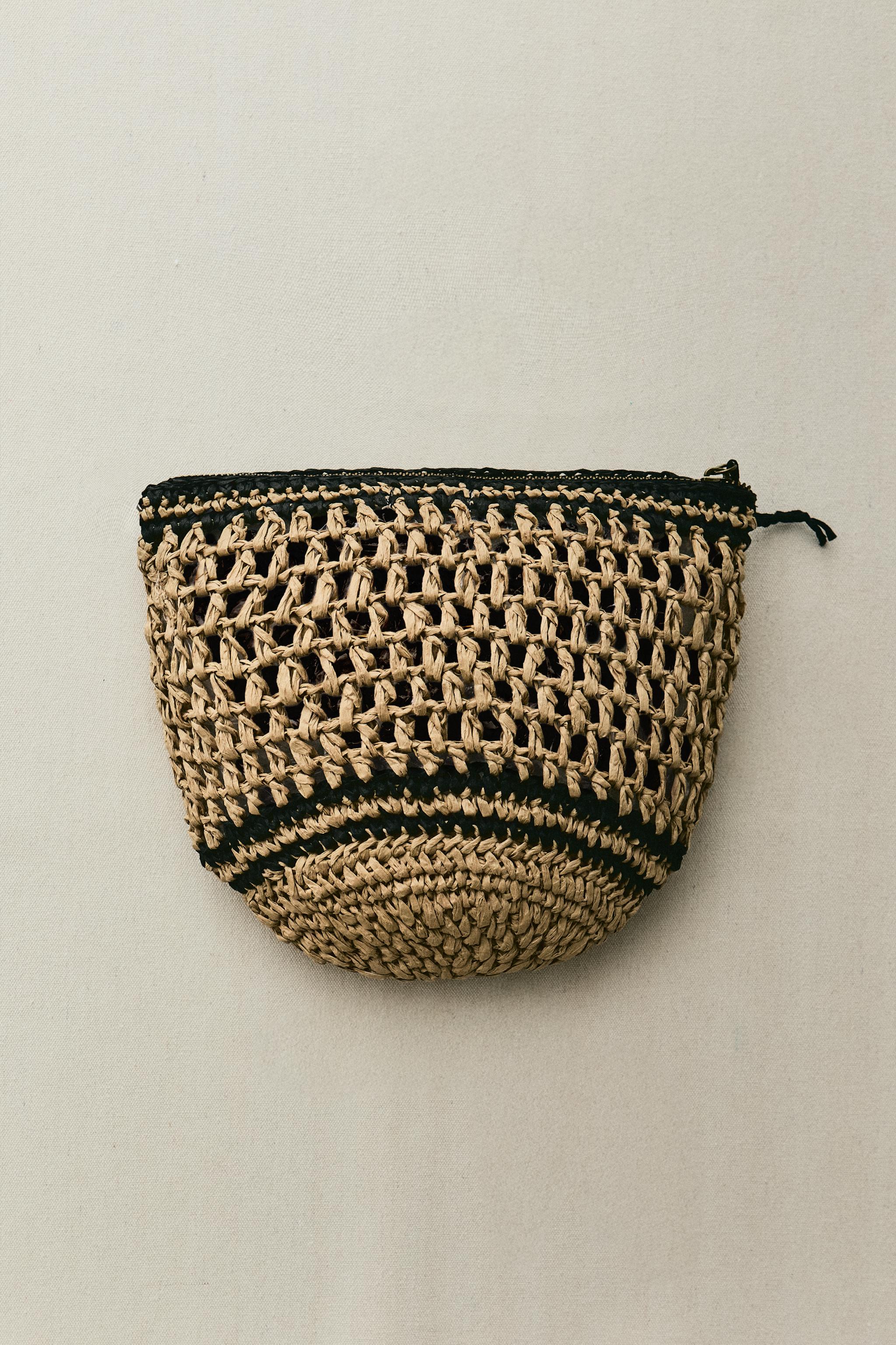 SMALL PAPER WASH BAG — Two-tone