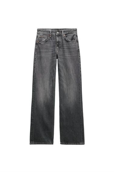 TRF WIDE-LEG MID-WAIST JEANS