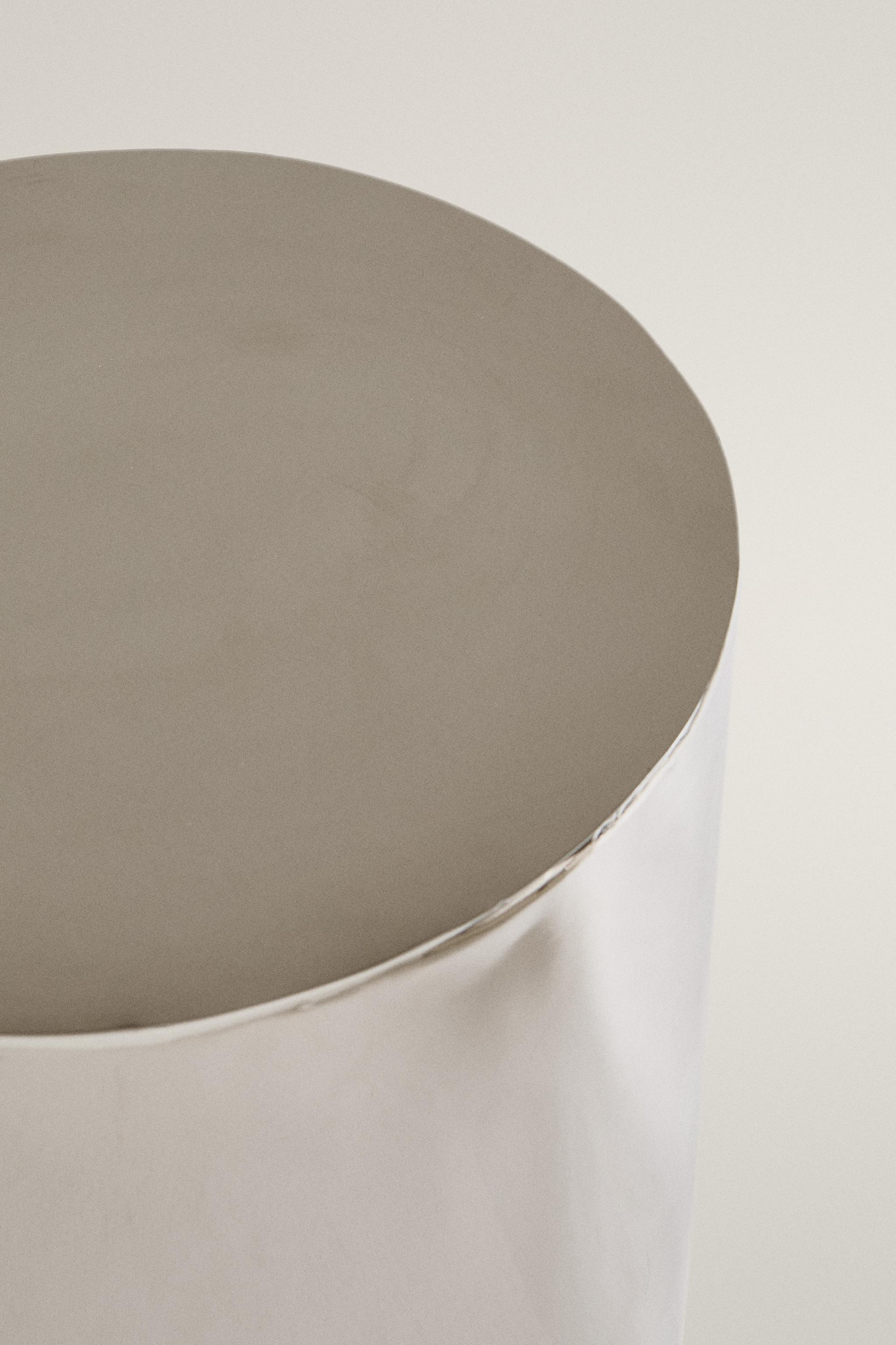 STAINLESS STEEL SIDE TABLE