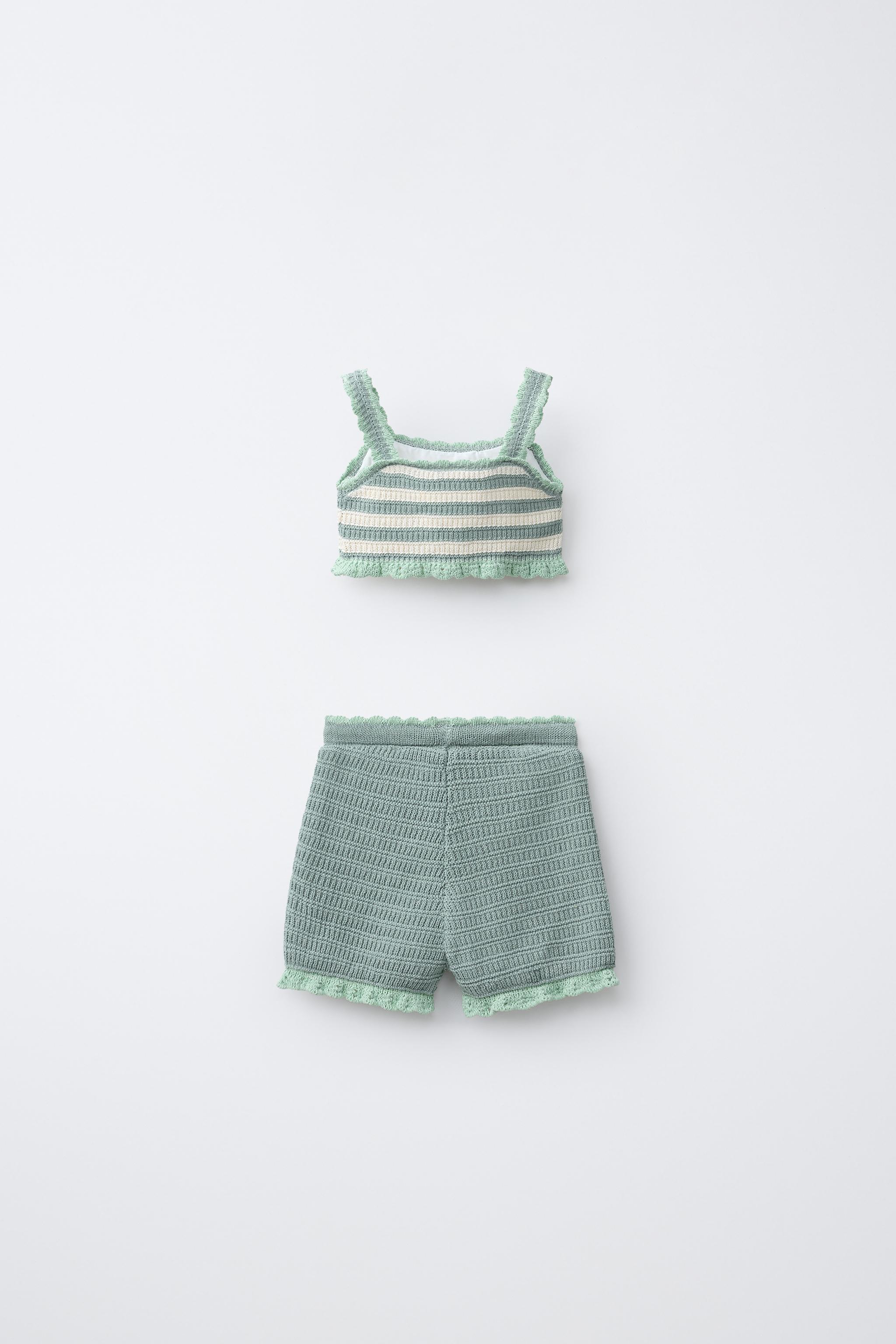ENSEMBLE TOP ET SHORT EN CROCHET FRUITS (1-6 ANS)