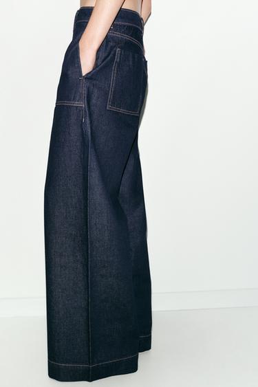JEAN Z1975 LARGE À TAILLE NORMALE - Bleu de Zara - Image 3