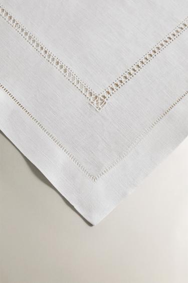 SET DE TABLE LIN ET JOUR ÉCHELLE - Blanc de Zara - Image 2