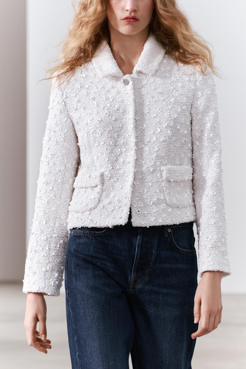 Zara Ribbed Knit Cardigan Large, Women's Fashion, Coats, Jackets