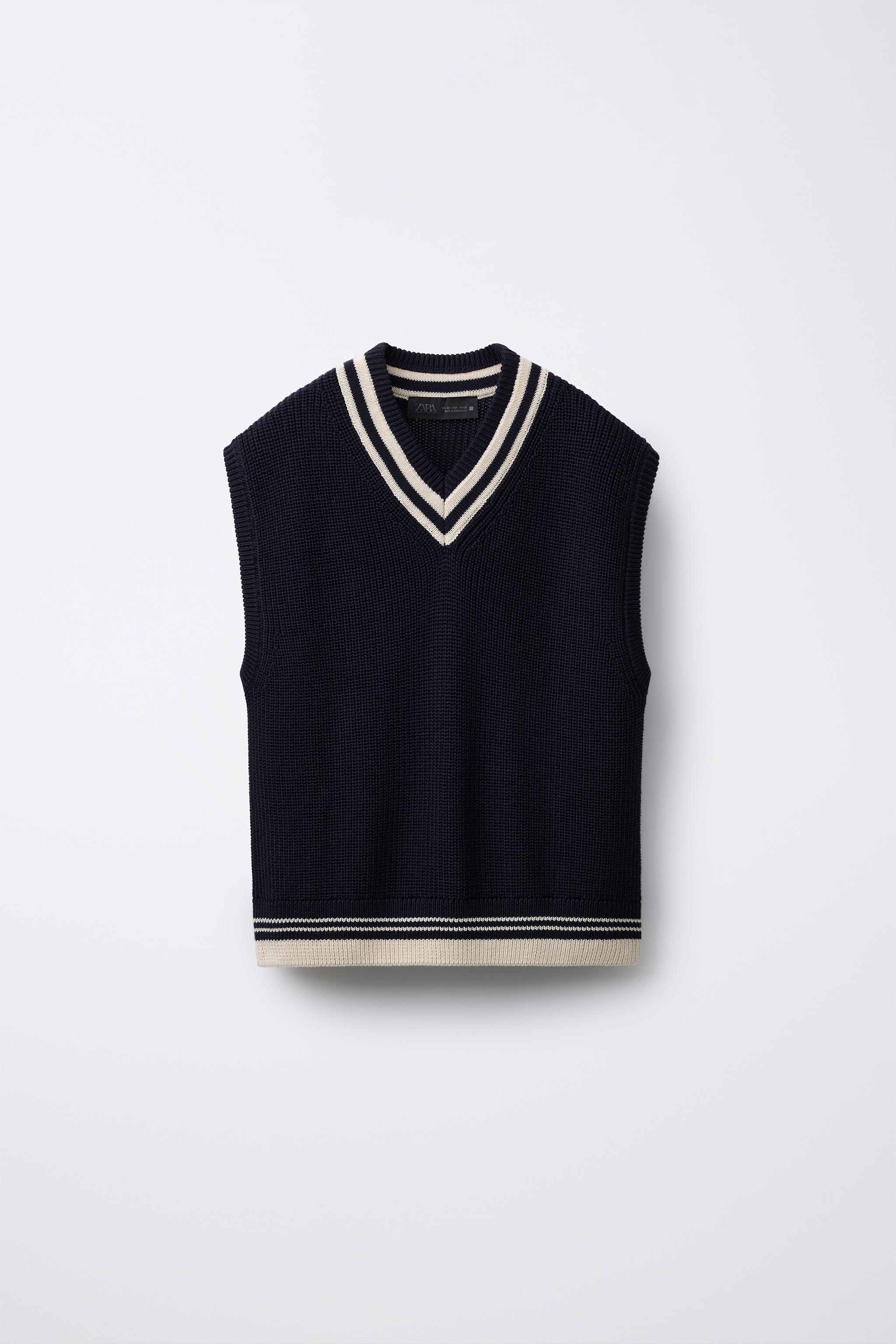 最終値下げ　ZARA ネイビー ツイード ベスト 最終値下げ ZARA ネイビー ツイード ベスト - メルカリ
