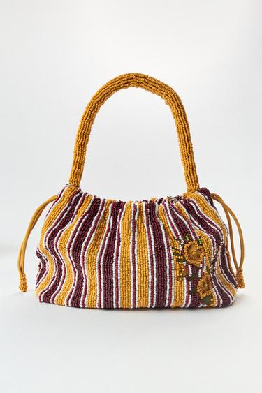 MINI BOLSO DE HOMBRO CUENTAS - Multicolor de Zara