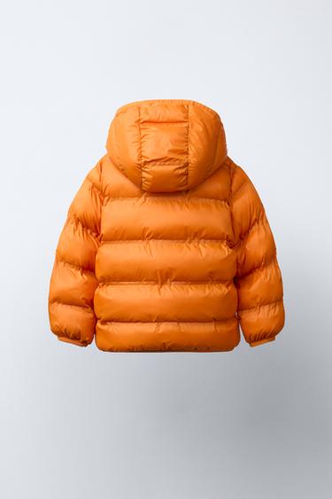 DOUDOUNE ULTRALÉGÈRE À CAPUCHE - Orange foncé de Zara - Image 3