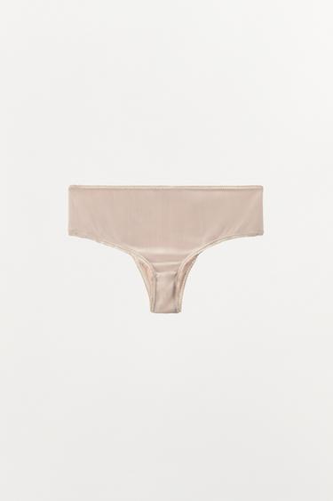 CULOTTE POINTELLE DENTELLE - Rose pâle de Zara - Image 2