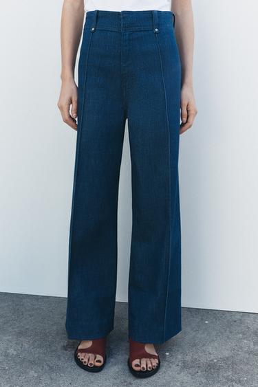 JEAN COUPE LARGE ET TAILLE HAUTE COLLECTION ZW - Bleu de Zara - Image 1