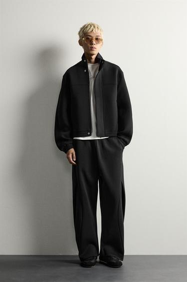 CAZADORA COMPACTA BOXY FIT - Negro de Zara - Imagen 0