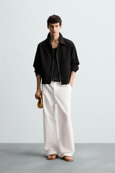 ZIP-UP OVERSHIRT - Black by Zara