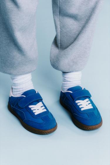 TÊNIS RETRÔ - Azul da Zara