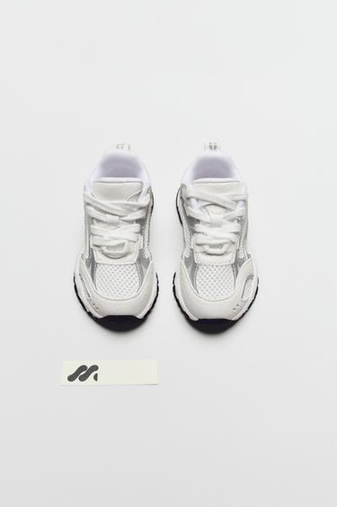 MESH TRAINERS - White by Zara
