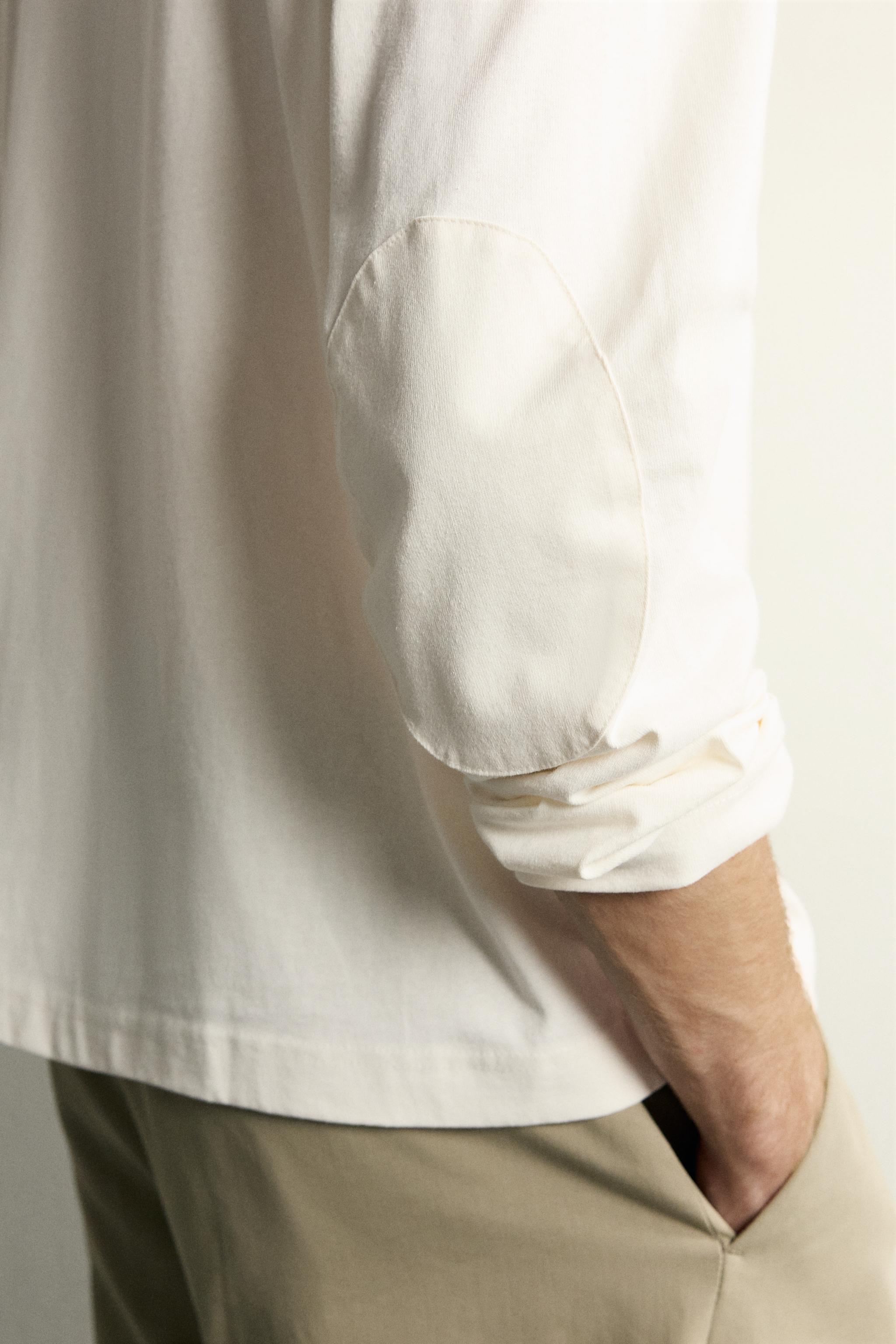 RELAXED FIT ELBOW PATCH T-SHIRT