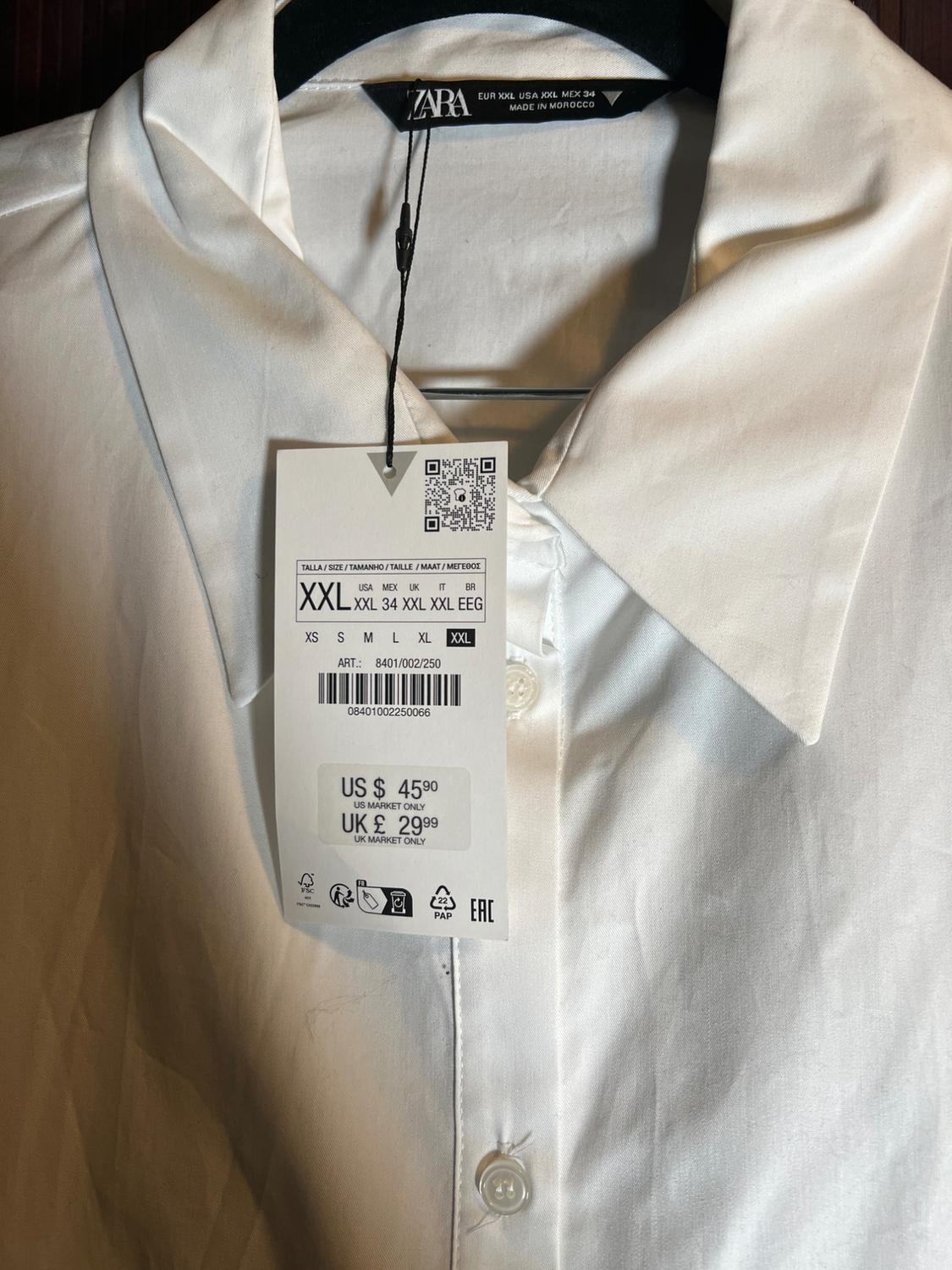 POPLIN SHIRT WITH DOUBLE BELT - Image 2