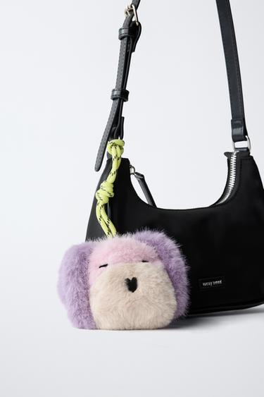 SAC PORTÉ ÉPAULE AVEC CHARM - Noir de Zara - Image 2