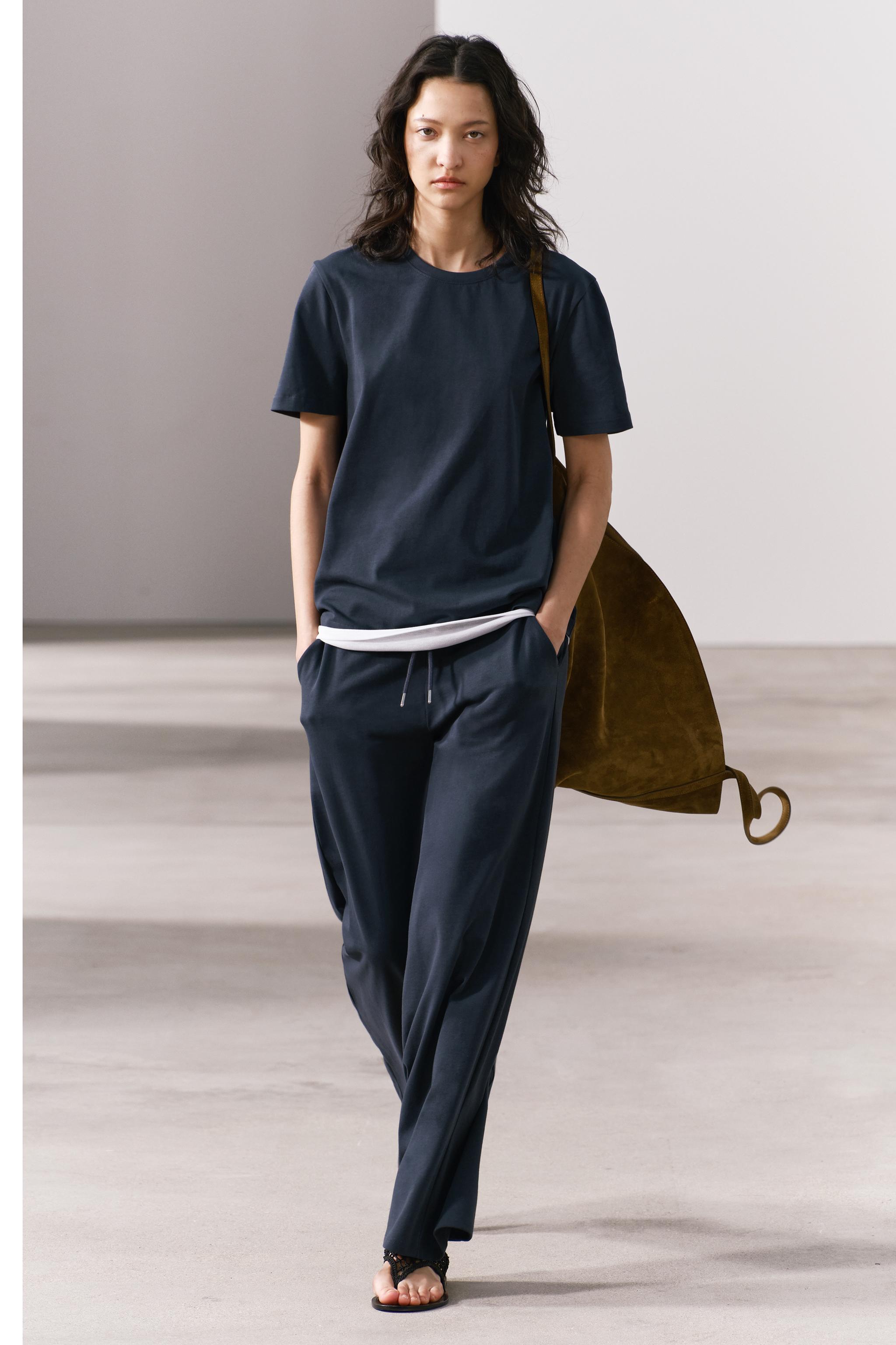 zara limited edition wide sweat pants】 ザラ セール銀座