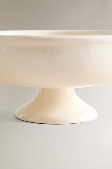 COUPE À FRUITS FAÏENCE À PIED - Crème de Zara - Image 3