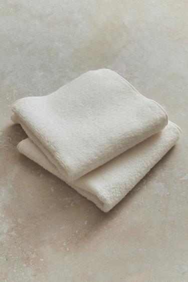 LOT DE 2 SERVIETTES INVITÉ COTON - Ivoire de Zara