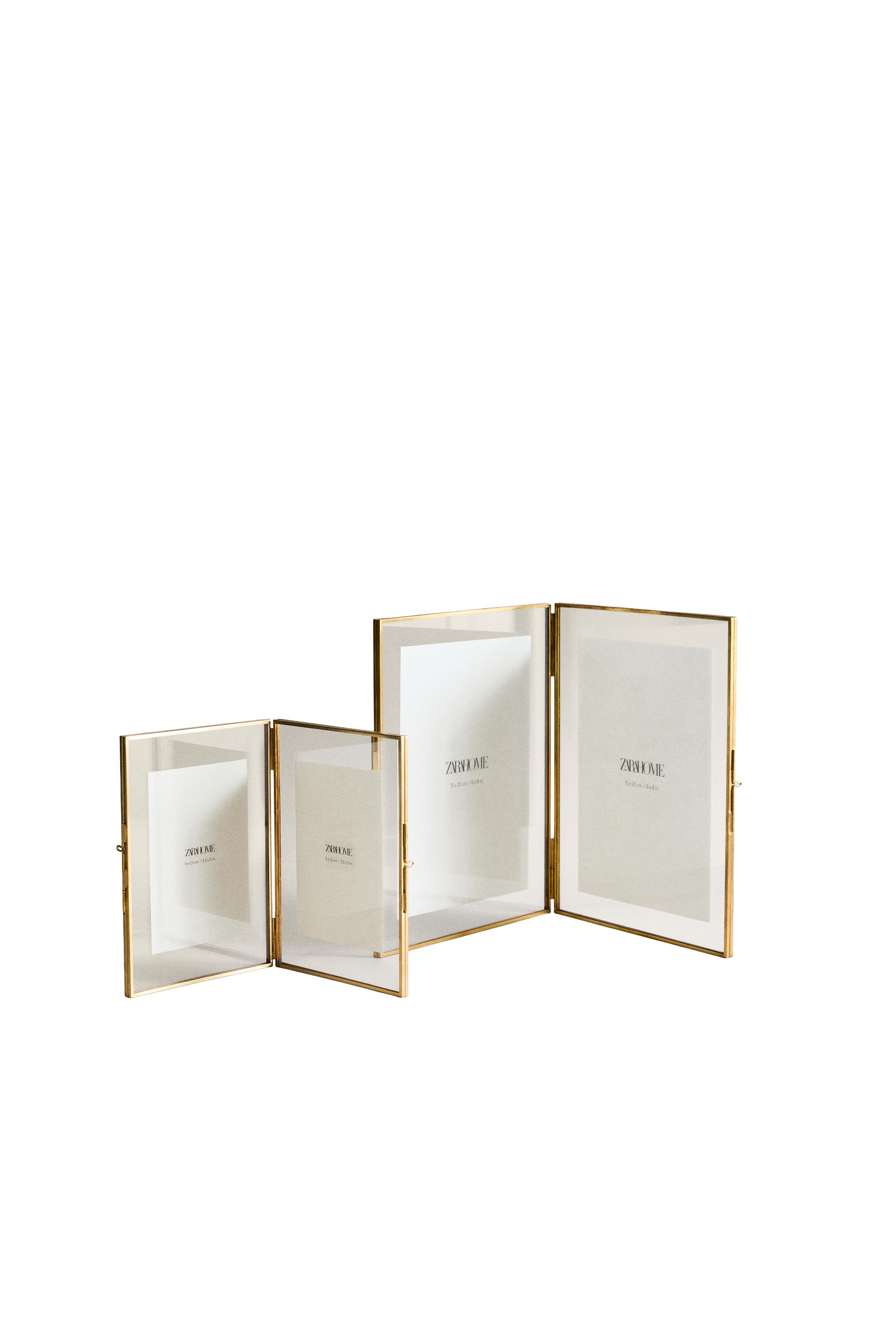 ダブルゴールド フォトフレーム - クリア | ZARA Japan / 日本