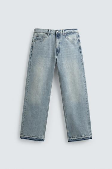 LOOSE FIT JEANS - Light blue by Zara