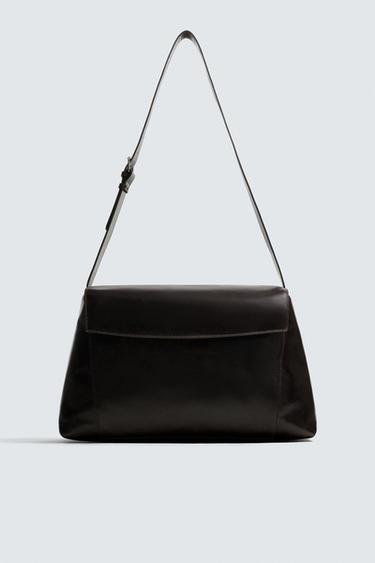 КОЖАНАЯ СУМКА XL LIMITED EDITION — КОРИЧНЕВЫЙ от Zara