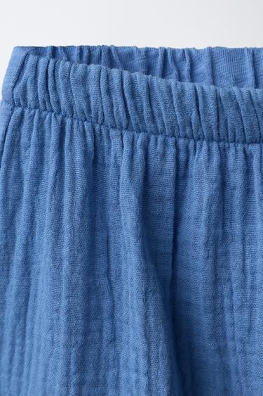 BLOOMER BRODÉ POISSON - Bleu de Zara - Image 3