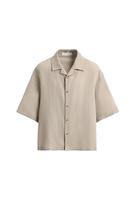 RELAXED FIT PAMUKLU KETEN BLAZER - Görsel 2