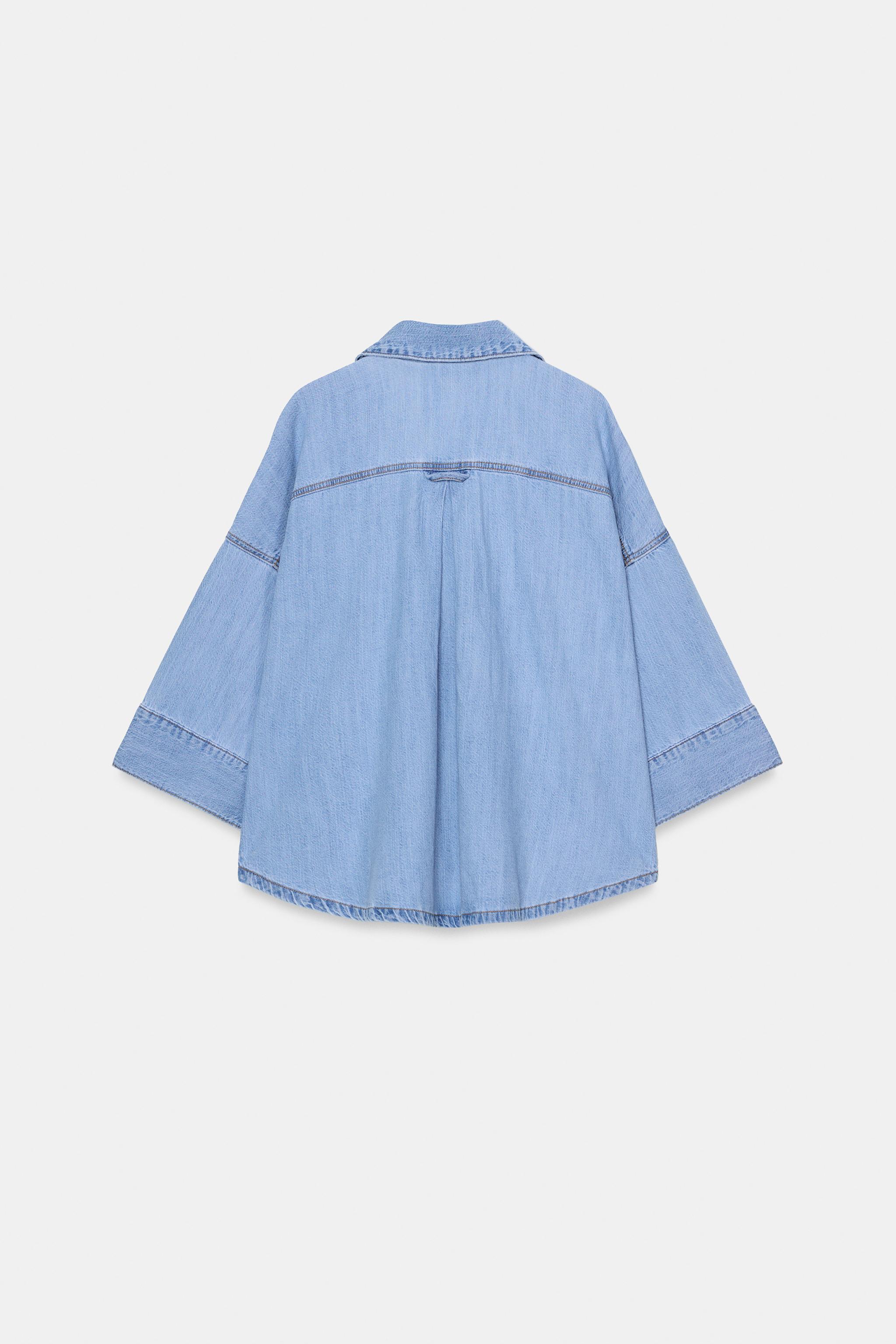 CHEMISE Z1975 EN DENIM À MANCHES AMPLES