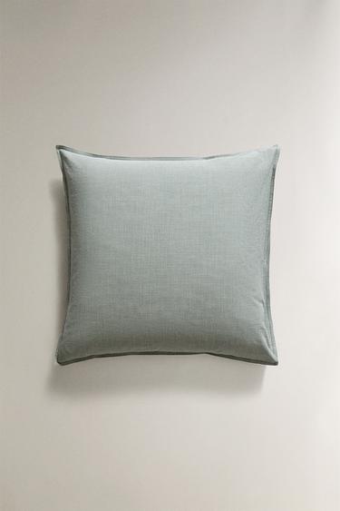 TAIE D’OREILLER ENFANT CARREAUX VICHY - Vert de Zara - Image 2