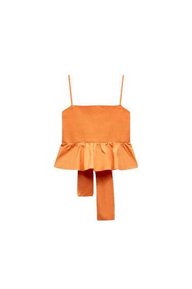 KNIT TOP WITH BOW