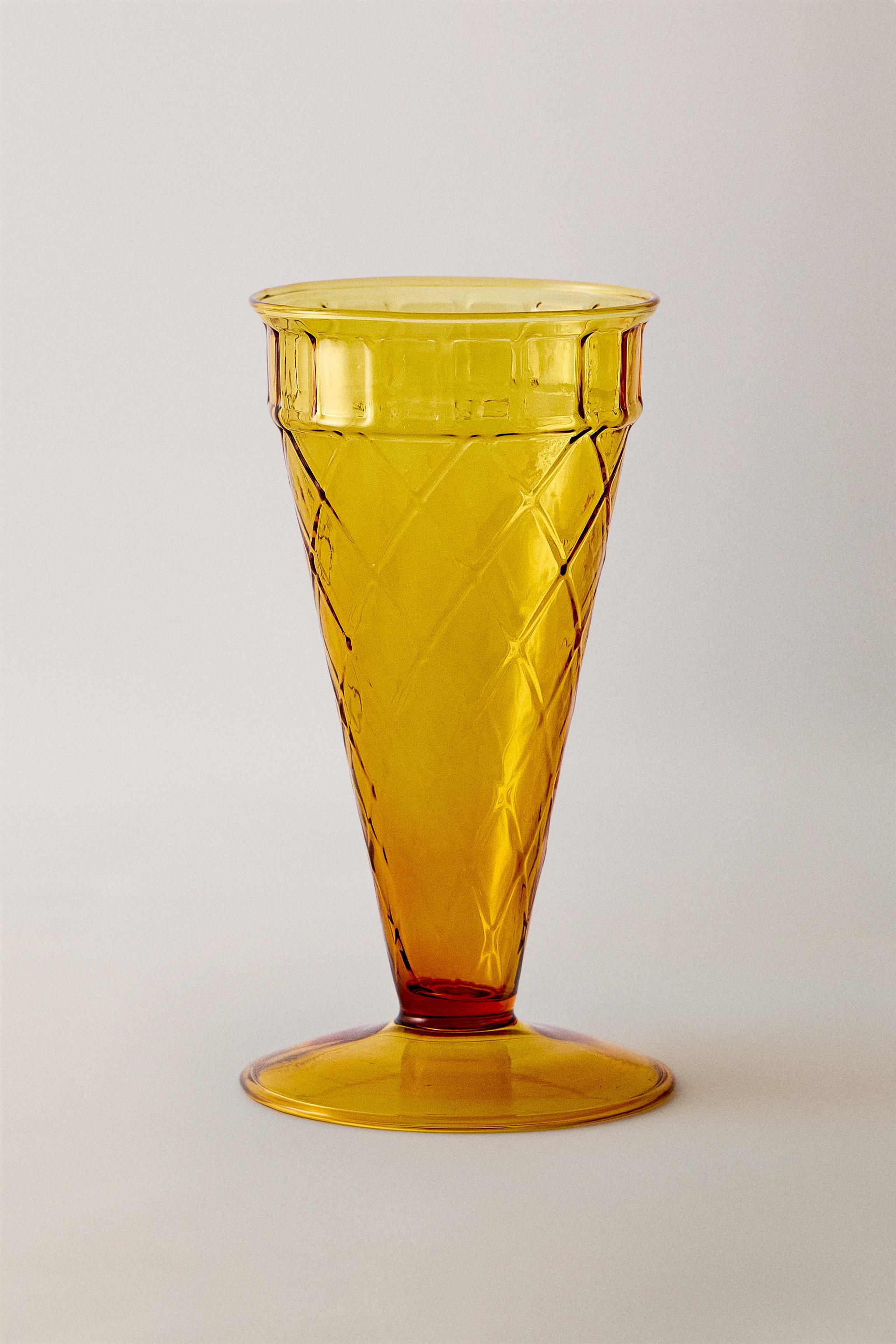 BOROSILICATE ICE-CREAM CUP — Orange