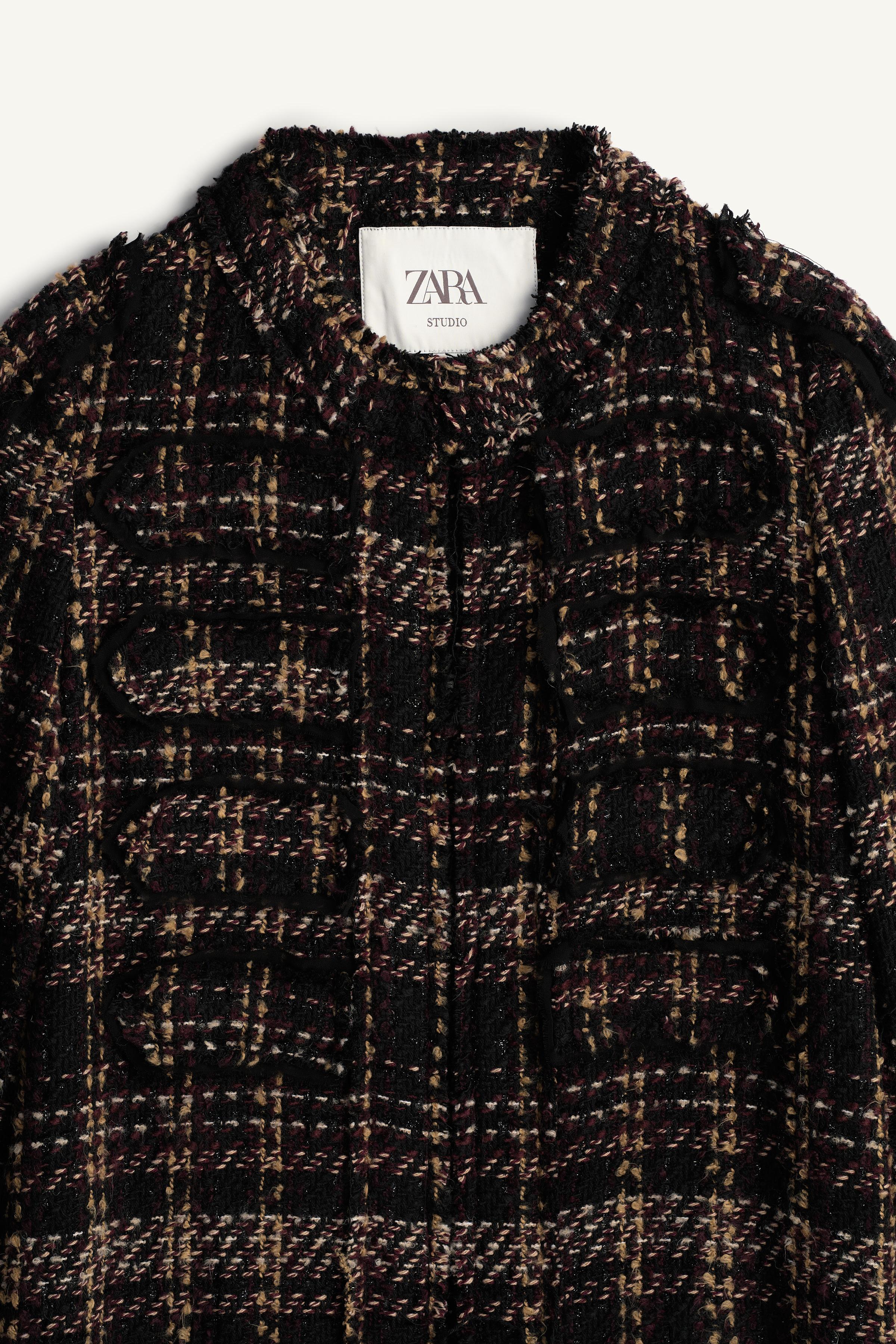 MANTEAU LONG STRUCTURÉ À CARREAUX ÉDITION LIMITÉE