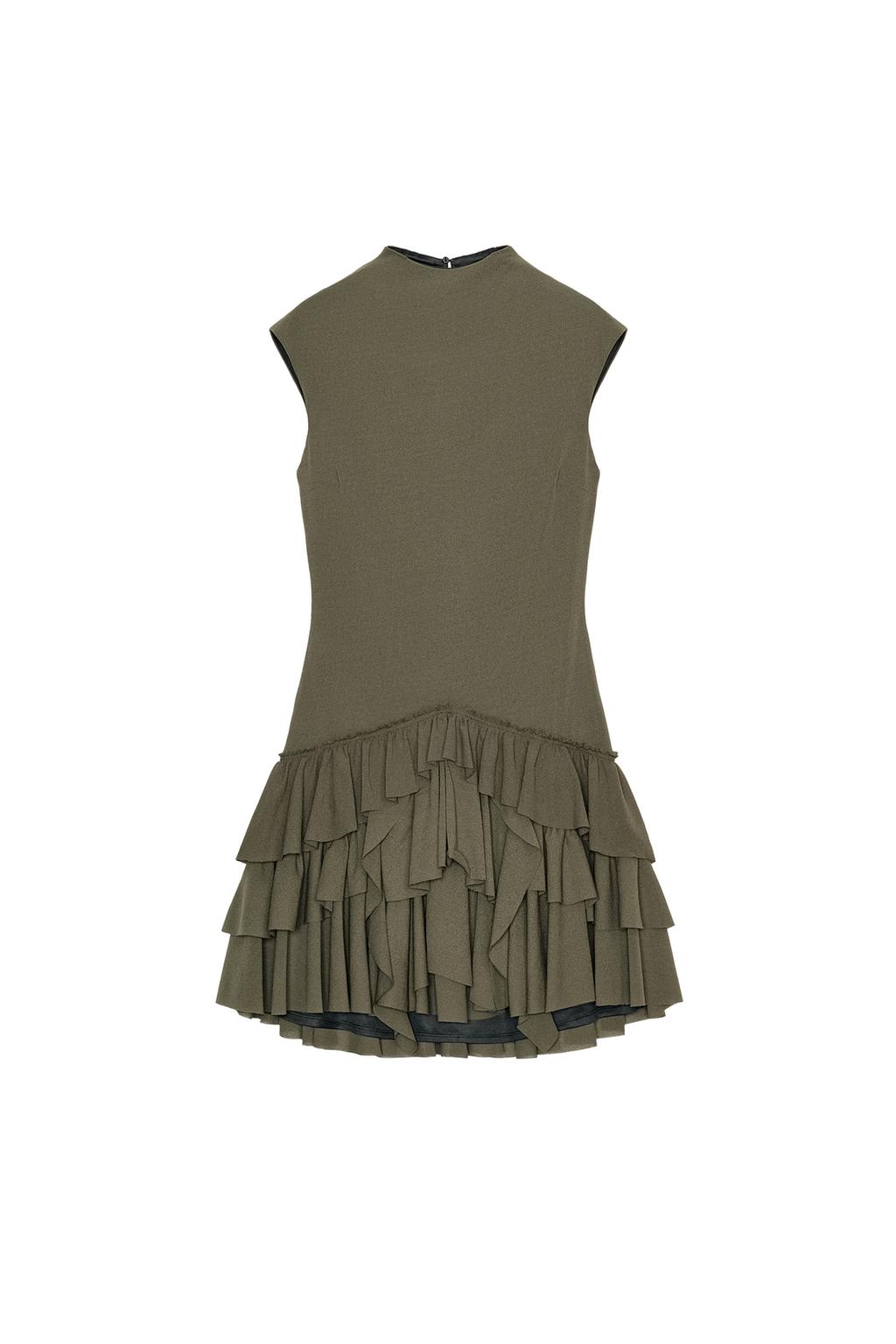 RUFFLED SHORT DRESS - image 3
