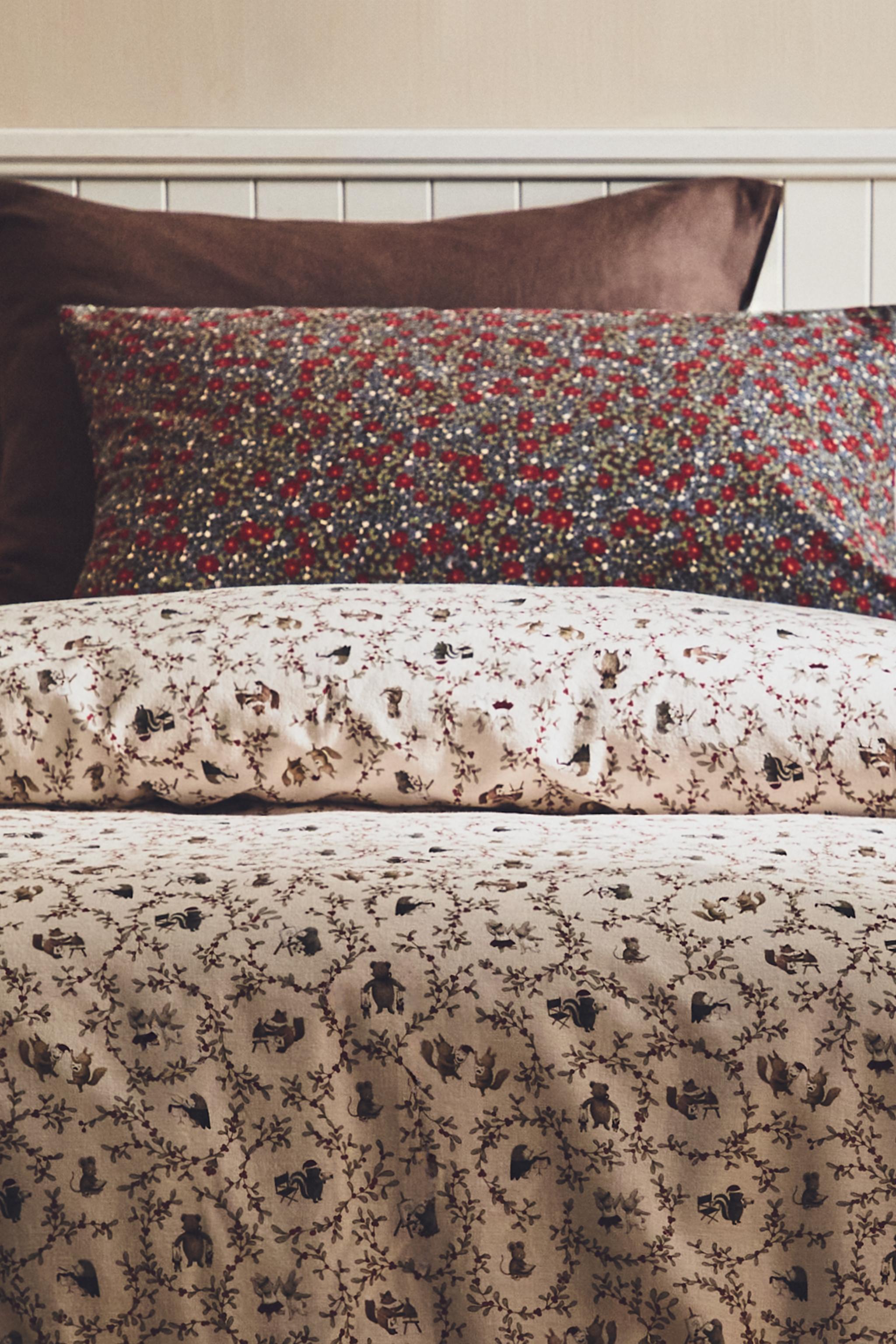 CHILDREN'S CHRISTMAS ANIMAL DUVET COVER