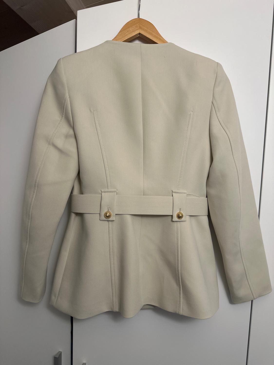 BLAZER WITH WIDE BELT - Image 2