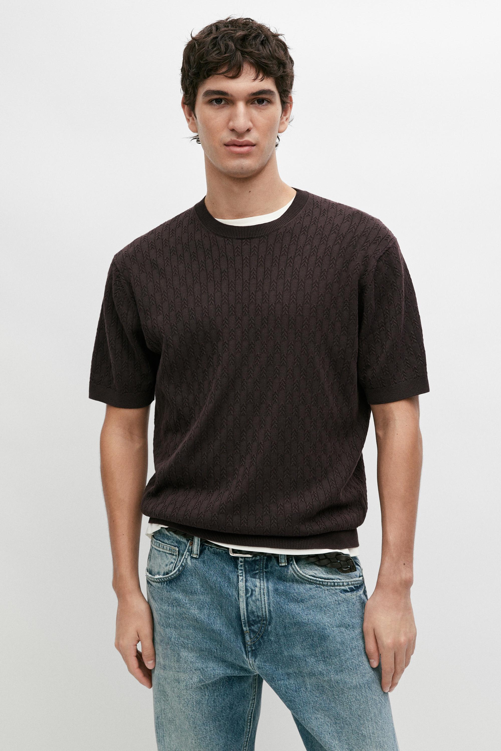 100% cotton cable-knit sweater