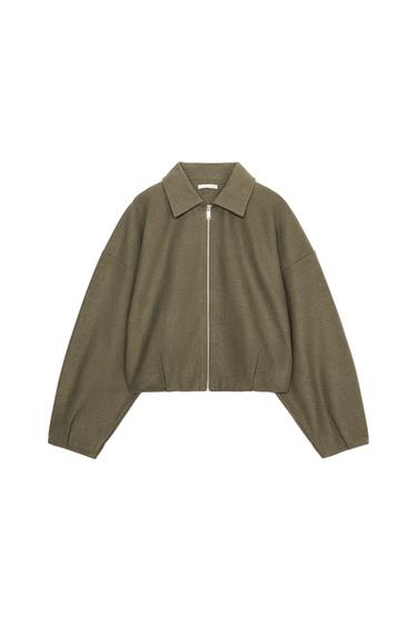 SOFT ZIP-UP BOMBER JACKET