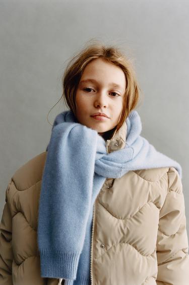 RUBBERISED PUFFER JACKET - Light camel by Zara