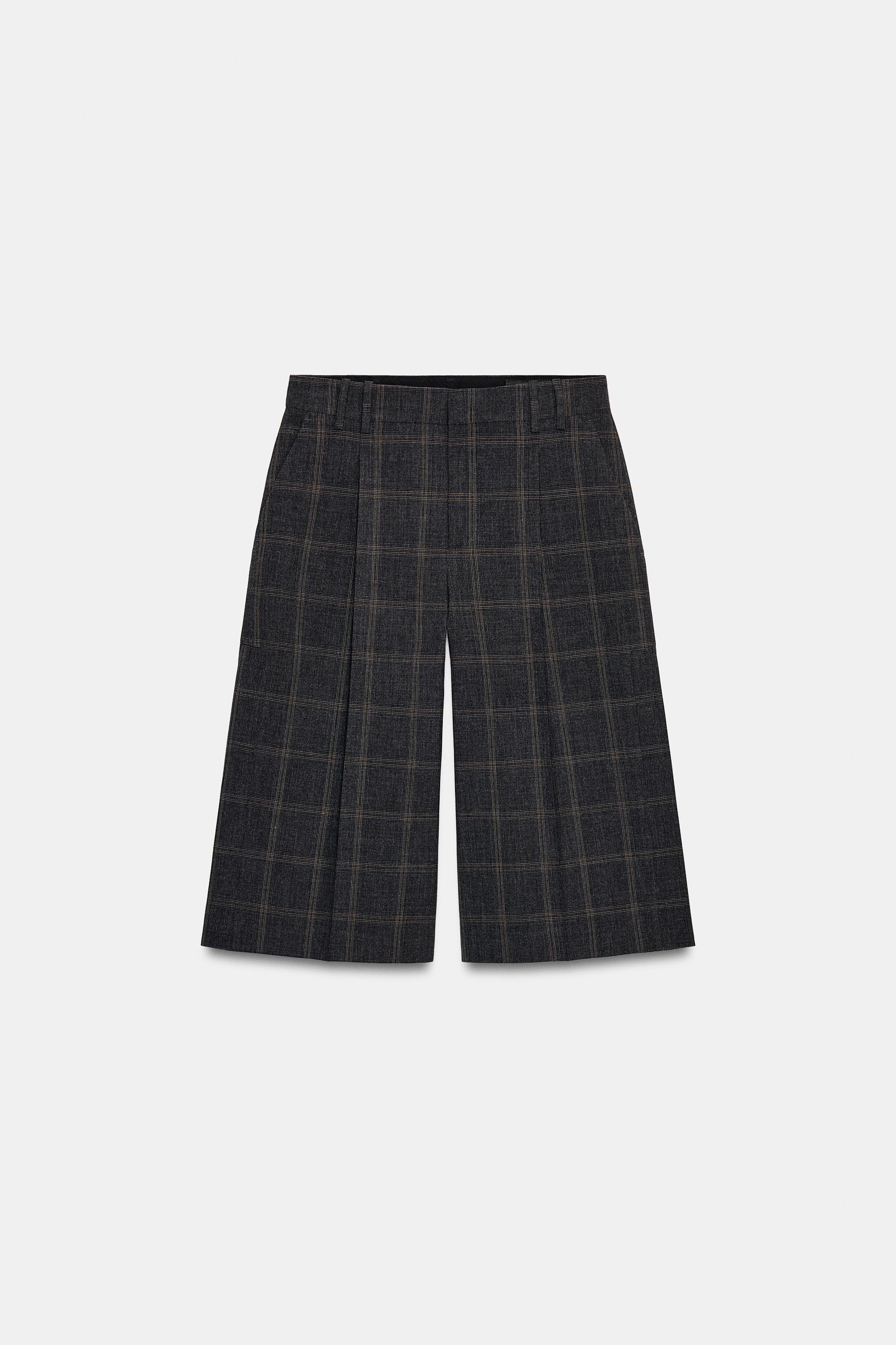ZW COLLECTION PLAID BERMUDA SHORTS
