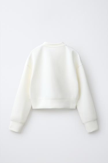 BLOUSON BOMBER SPORT - Blanc de Zara - Image 1