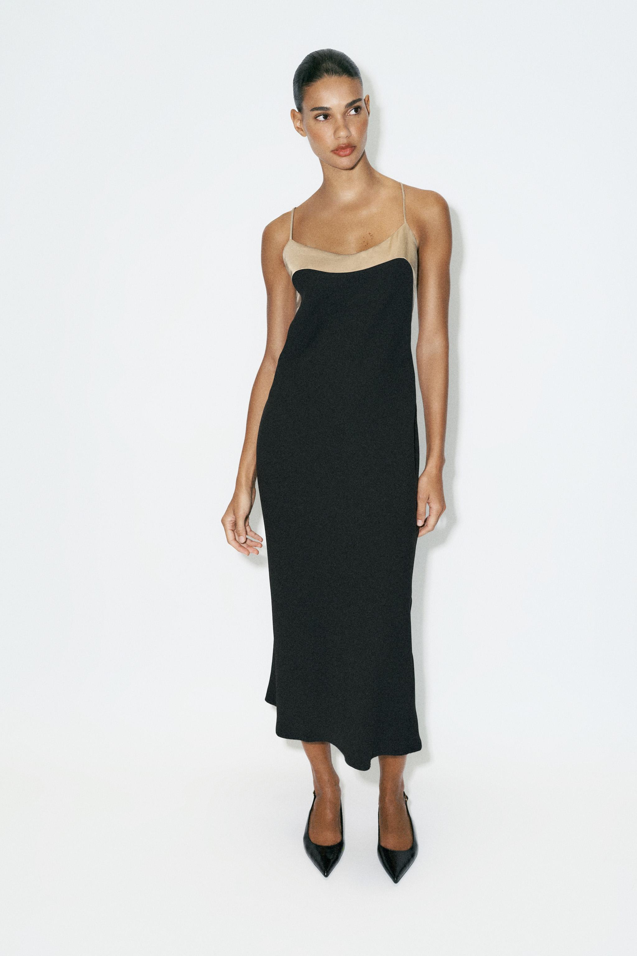 COMBINED LINGERIE-STYLE DRESS