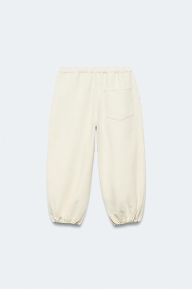 2-14 YEARS / LIMITED EDITION COTTON LINEN SAROUEL TROUSERS - Ecru by Zara - Image 1