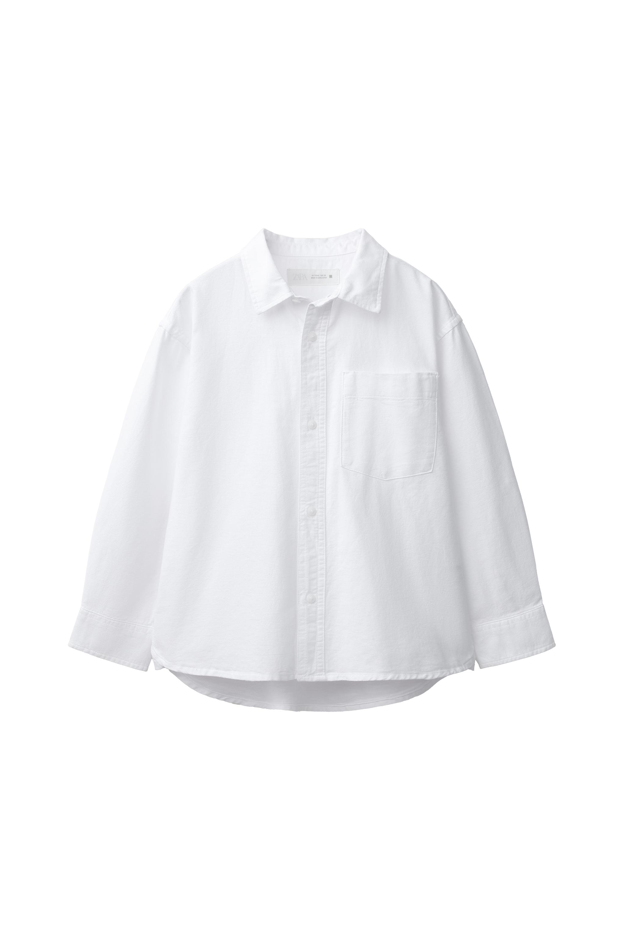 プレーン オックスフォードシャツ - ホワイト | ZARA Japan / 日本