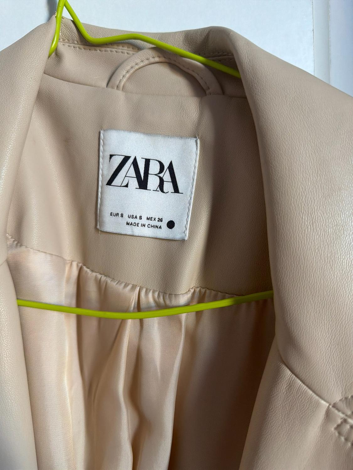 FAUX LEATHER TRENCH COAT - Image 5