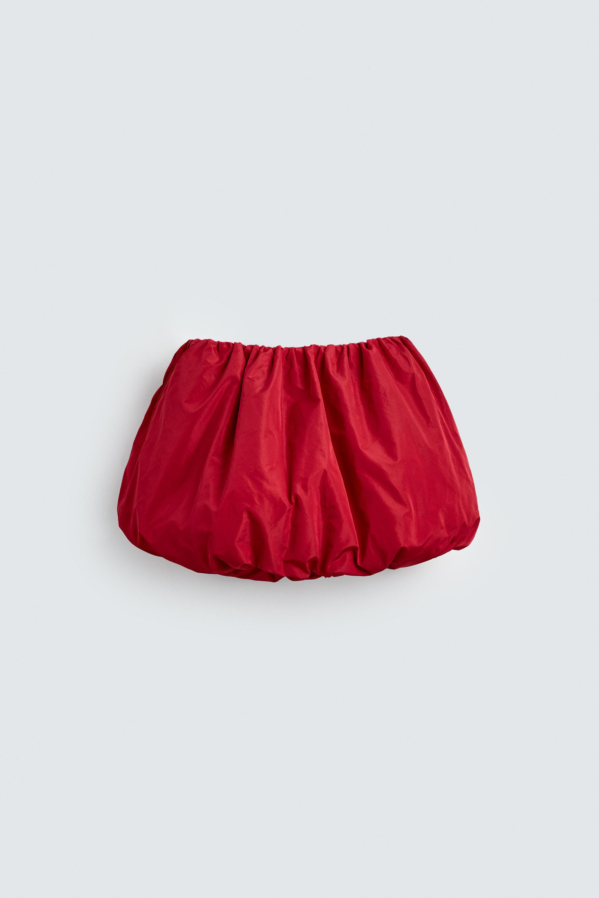 BALLOON MINI SKIRT HARRY LAMBERT FOR ZARA X DISNEY - Red