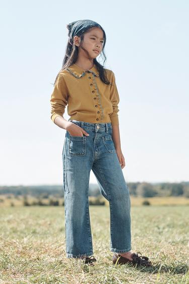 JEANS WIDE LEG BOLSILLOS LIMITED EDITION  - Azul de Zara - Imagen 0