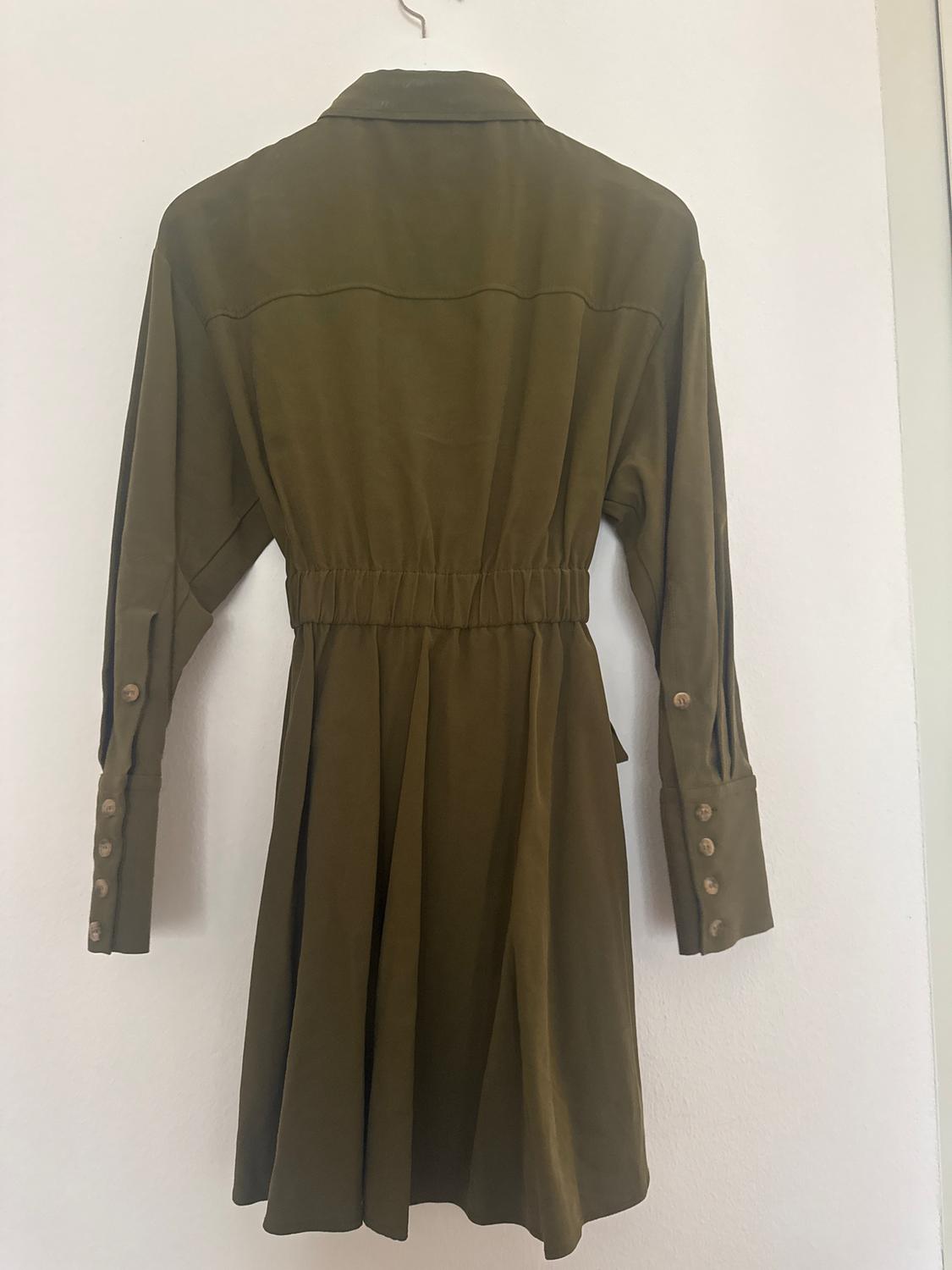 BELTED SHIRT DRESS - Image 2