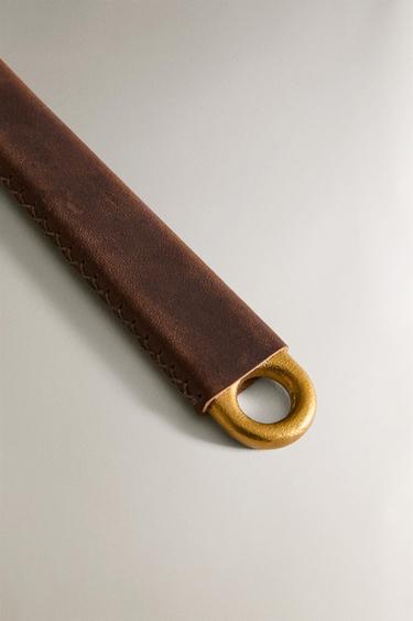 STEEL WRENCH WITH LEATHER HANDLE - Brown by Zara - Image 3