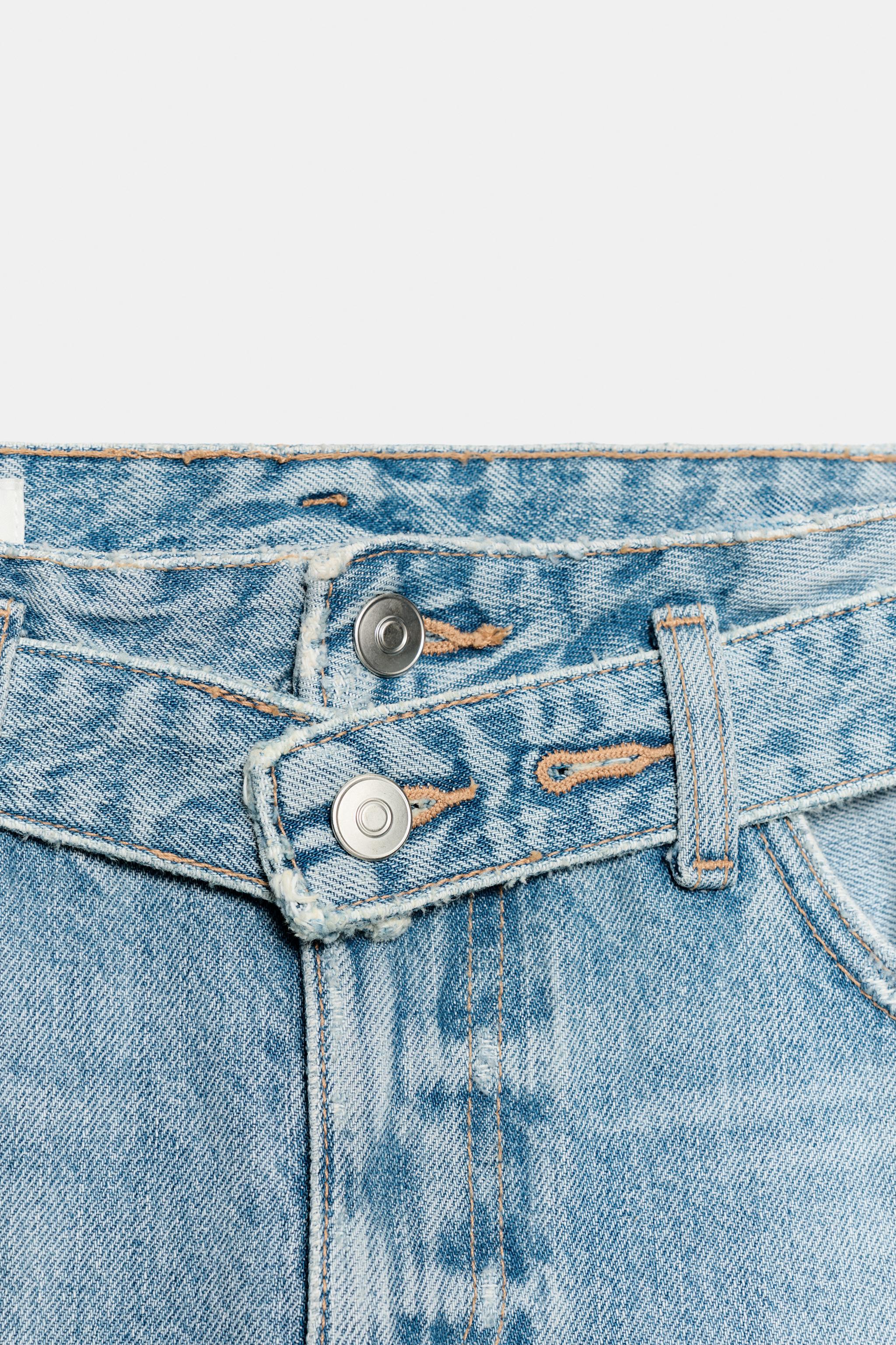 TRF MID-RISE BELTED JEANS