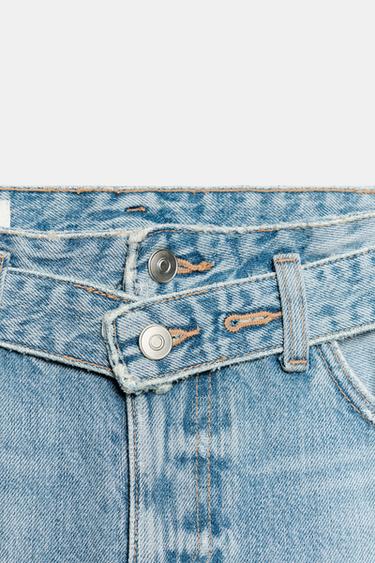 JEAN TRF CEINTURE TAILLE MI-HAUTE - Bleu clair de Zara - Image 6